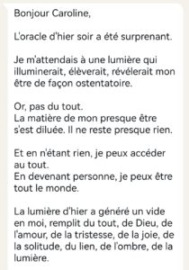 TEMOIGNAGE ORACLE AIN SOPH AUR